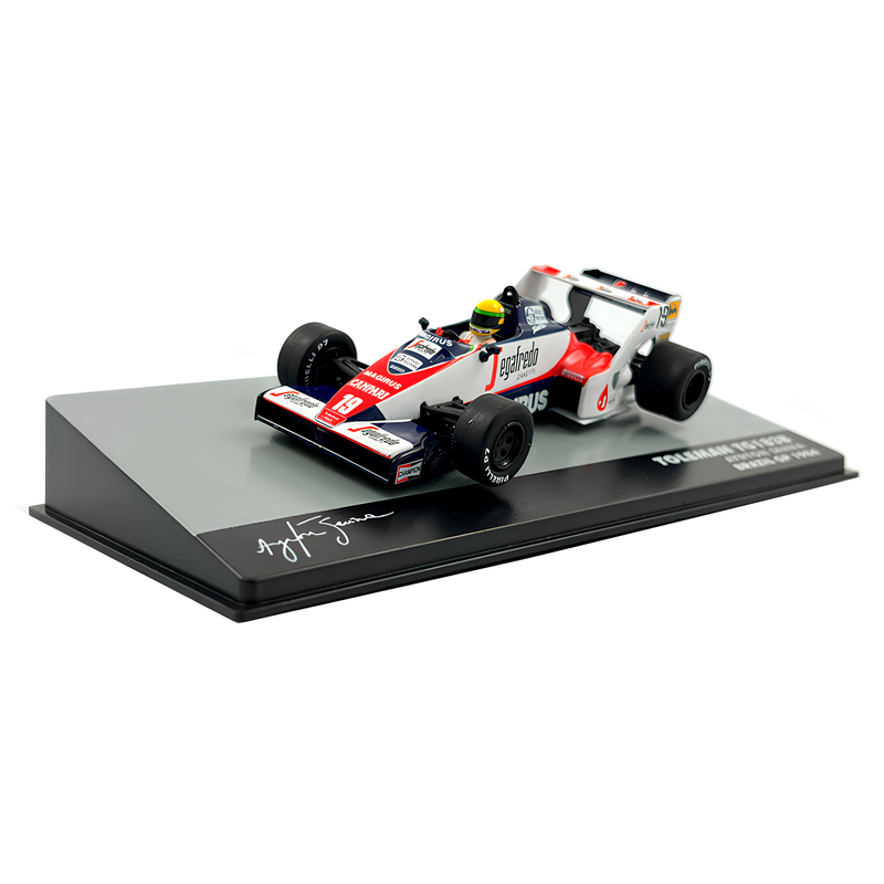 (1984) F1 Miniatura Toleman TG183B Ayrton S. 1:43