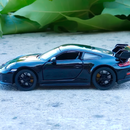 Miniatura Porsche 911 GT3 Preta em Metal 1:32