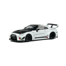Miniatura Nissan GTR R35 LB Silhouette 1:43 Solido Branco
