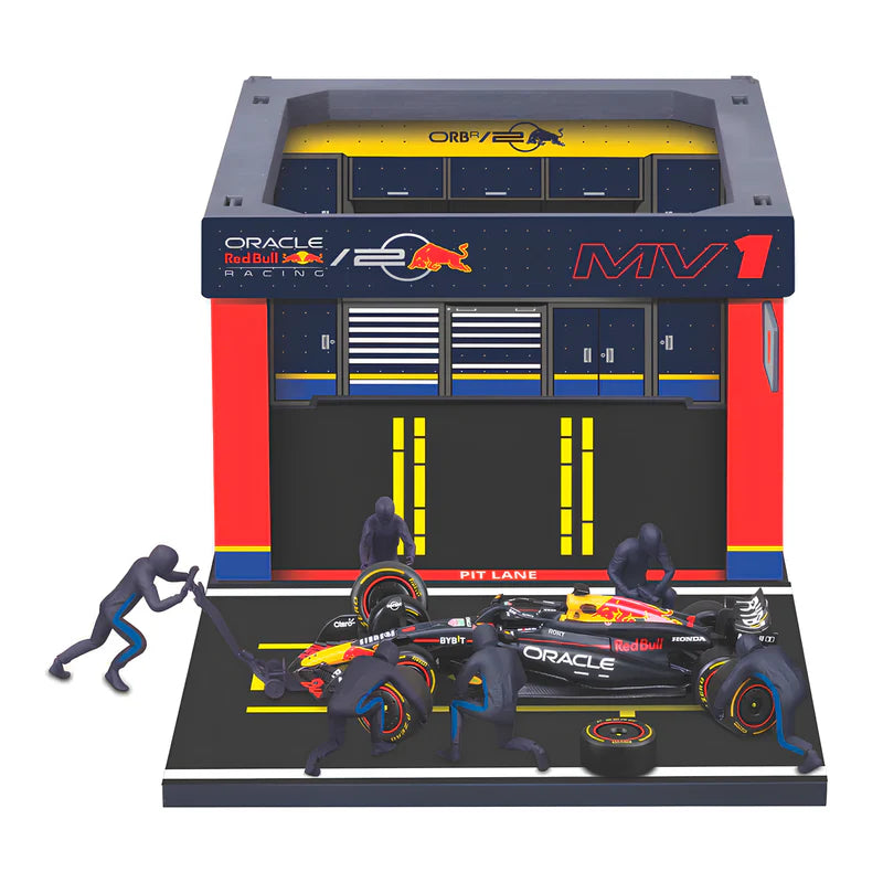 (2024) F1 Miniatura Red Bull RB20 Pit Pass #1 Max Verstappen 1:18
