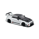 Miniatura Nissan GTR R35 LB Silhouette 1:43 Solido Branco