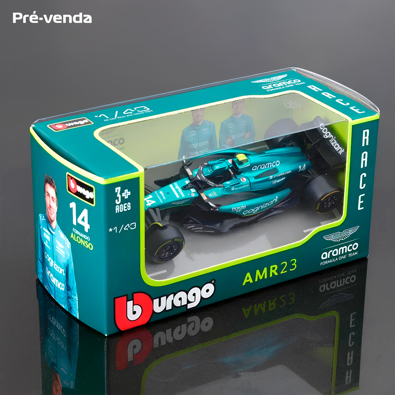 (2023) F1 Miniatura Aston Martin A. AMR23 #14 Fernando Alonso 1:43
