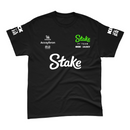 Camiseta Gabriel Bortoleto Stake Sauber 2024 Preta 100% Algodão SN