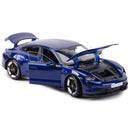 Miniatura Porsche™ Taycan Turbo S em Metal 1:24