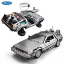 Miniatura Delorean Carro De Volta Para o Futuro 1:24
