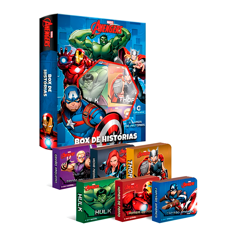 Box De Histórias Vingadores (6 Livros)