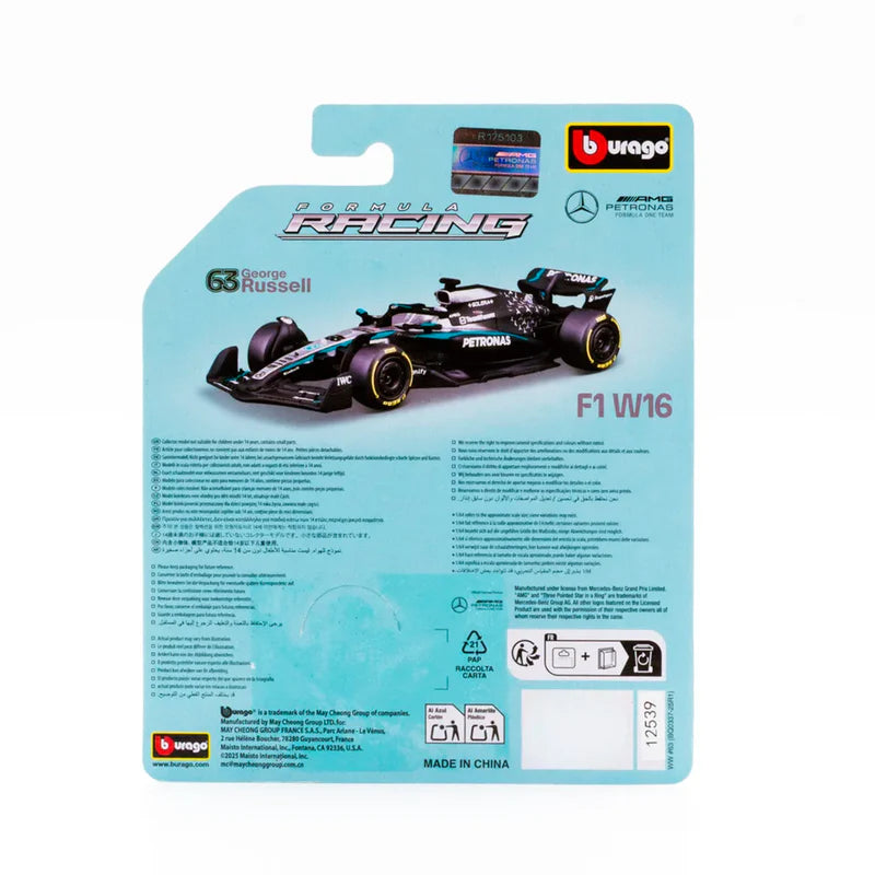(2025) F1 Miniatura Mercedes-AMG W16