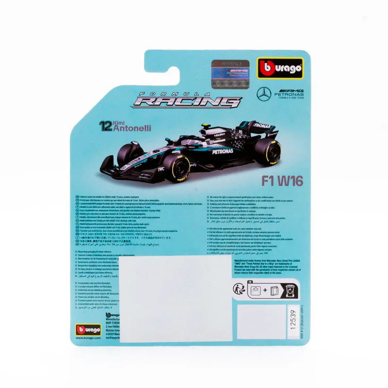 (2025) F1 Miniatura Mercedes-AMG W16