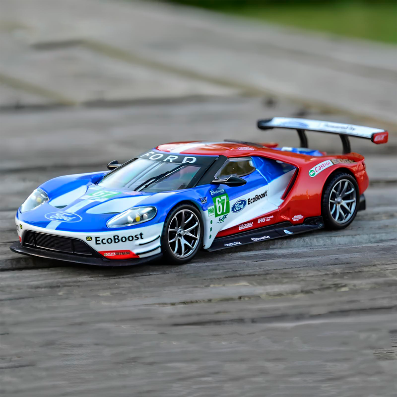 Miniatura Ford GT 2017 WEC em Metal 1:32