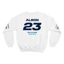 Moletom Williams Racing Branco 2024 Alex Albon
