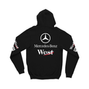 Moletom Canguru Mclaren West Mercedes Retrô Preta