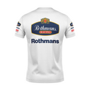 Camiseta DryFit Williams Retrô Rothmans Racing Branco