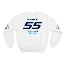Moletom Williams Racing Branco Carlos Sainz