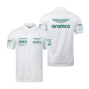 Camisa Polo Aston Martin 2024 Branca