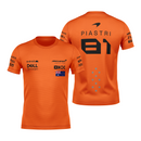 Camiseta DryFit Oscar Piastri McLaren 2024 Laranja