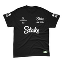 Camiseta Gabriel Bortoleto Stake Sauber 2024 Preta 100% Algodão