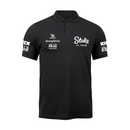 Camisa Polo Valtteri Bottas Stake Sauber 2024 Preta