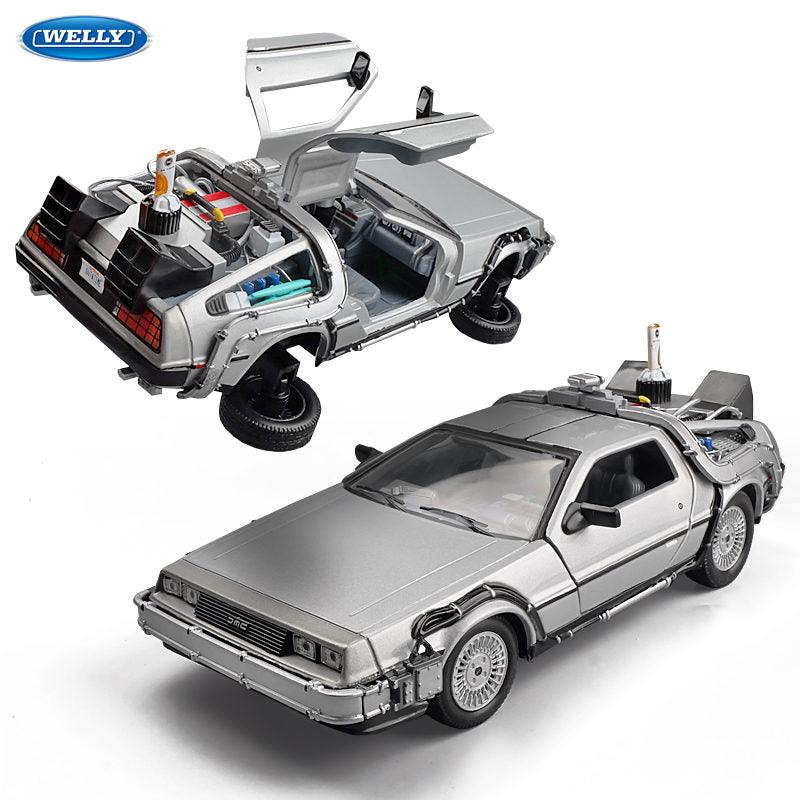 Miniatura Delorean Carro De Volta Para o Futuro 1:24