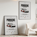 Quadro Decorativo Porsche 911 GT3 RS - GTSQ3
