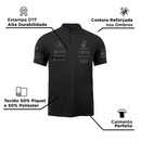 Camisa Polo Lewis Hamilton Mercedes 2024 All Black