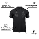 Camisa Polo George Russell Mercedes 2024 All Black