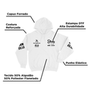 Moletom Canguru Gabriel Bortoleto Stake Sauber 2024 Branco SN