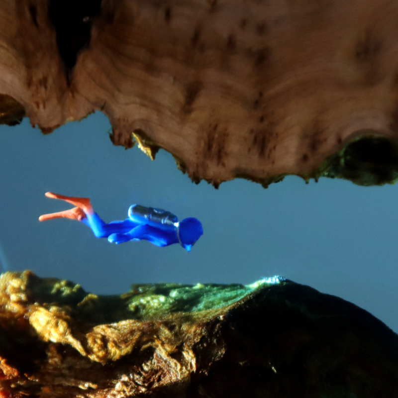 Luminária Ocean Whale Resina