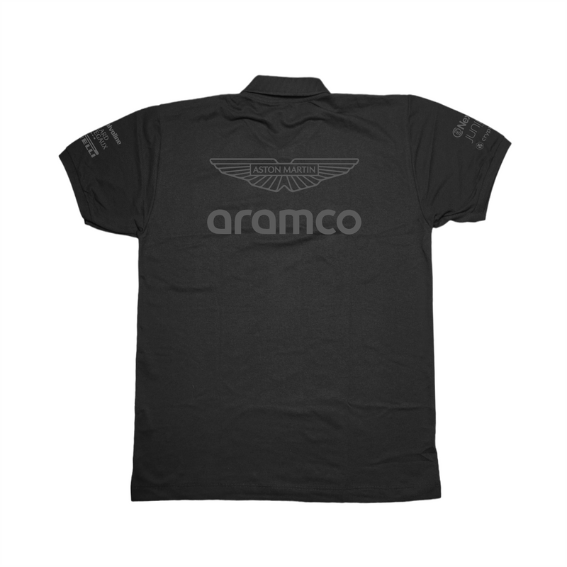 Camisa Polo Aston Martin 2024 All Black